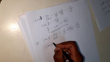 Applied 1; Directional cosines and projection of vectors,