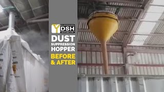 Dust Suppression Hopper Before and After Footage