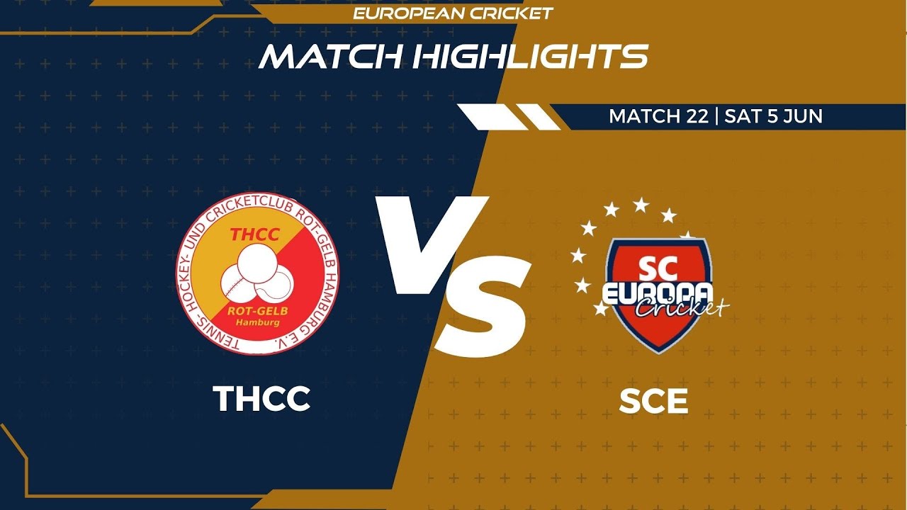 Match 22 - THCC vs SCE | Highlights | FanCode ECS Germany Day 6 | Kiel 2021 | ECS21.409