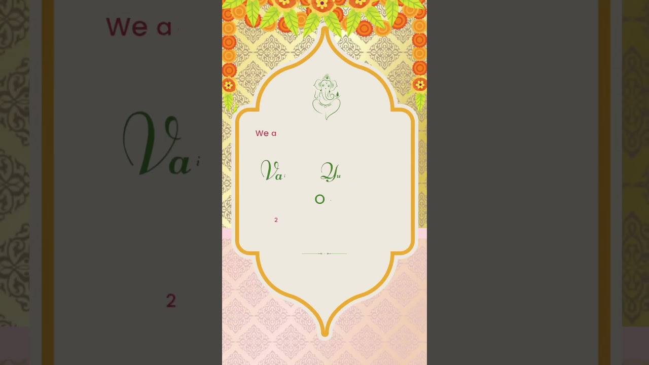 Vairagan Yuvika Jain Tilak Ceremony Invitation 