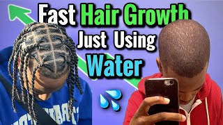 How to Grow Your Hair Fast Just by Using Water / Easy Hair Growth With Water Only !!!