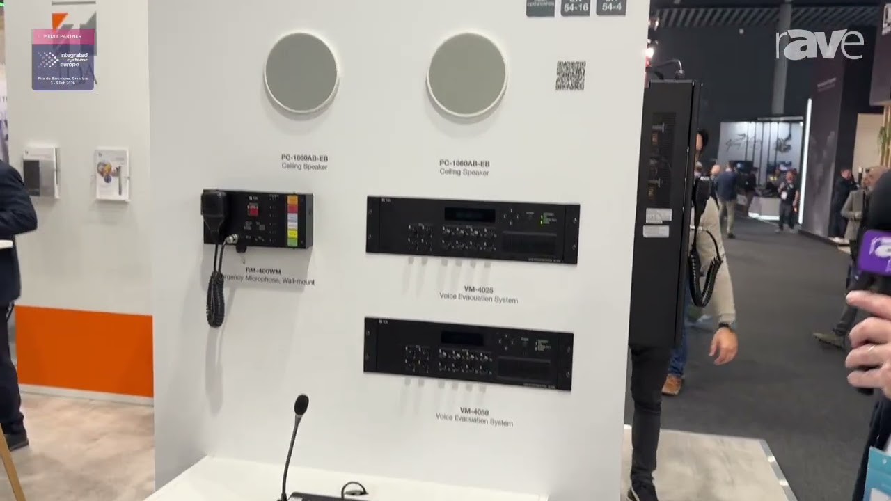 ISE 2026: TOA Launches VM-4000 Series Compact Wall Mount Voice Alarm System [French]