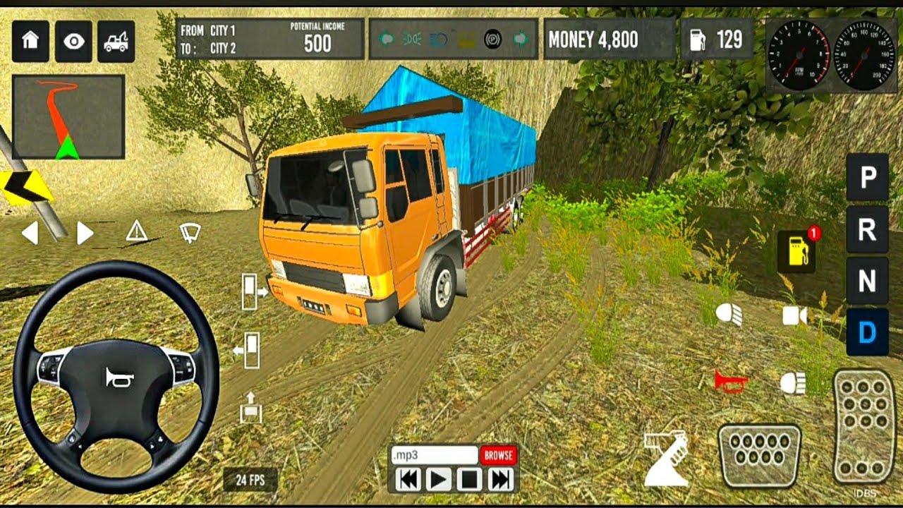 Indonesian Extreme Offroad Truck DrivingIDBS Truck SimulatorIDBS
