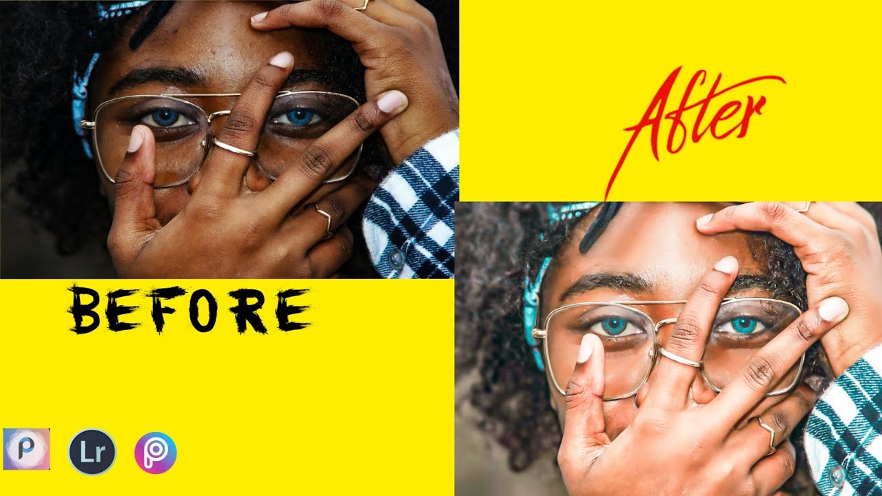 Picsart Face editing video Tutorial Photoediting.clean face video editing YouTube