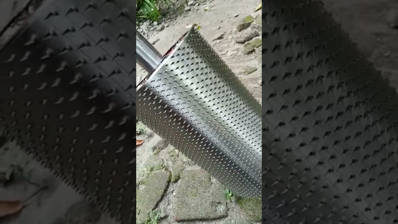 rol mata parut kelapa, ketebalan 8mili,mata kasar(cocok untuk kelapa mesin pemeras santan)