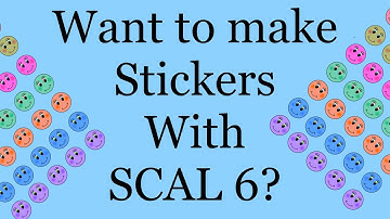 SCAL6 Sticker making with Score line function