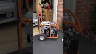 Ridgid 8kW10kW generator startup