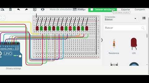 Ciclo for Arduino | secuencia asíncrona