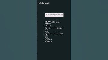 HTML font color #html #font #color #viral #shortvideo #shorts #short #viralvideo