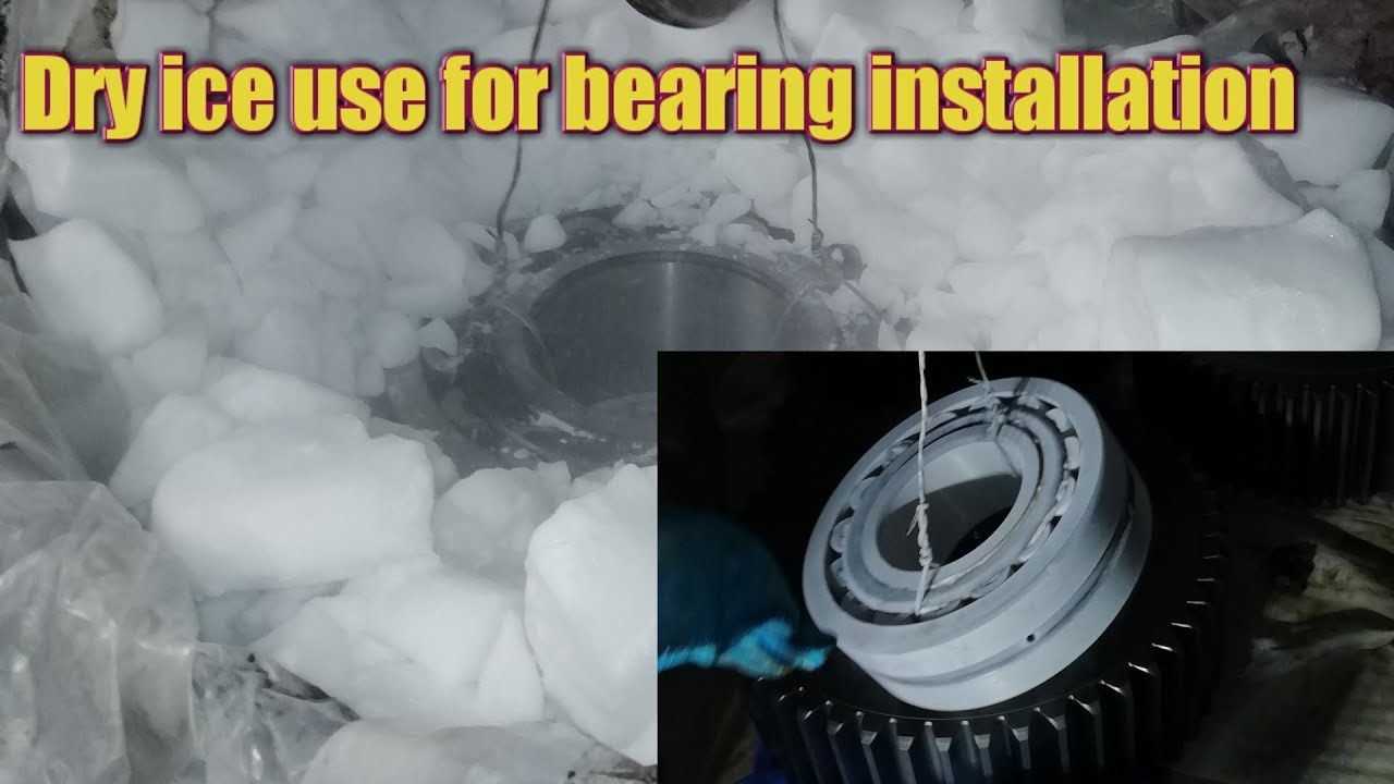 BEARING INSTALLATION dry ice is use! YouTube