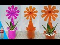 GARDENING IDEAS | CREATIVE PLANT POT FROM PLASTIC BOTTLE