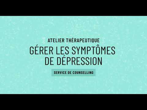 Gérer les symptômes de dépression - Service de counselling de l&rsquo;Université d&rsquo;Ottawa