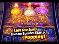I was down to my last few spins on Mystery of the Lamp and then the bonuses started raining down!