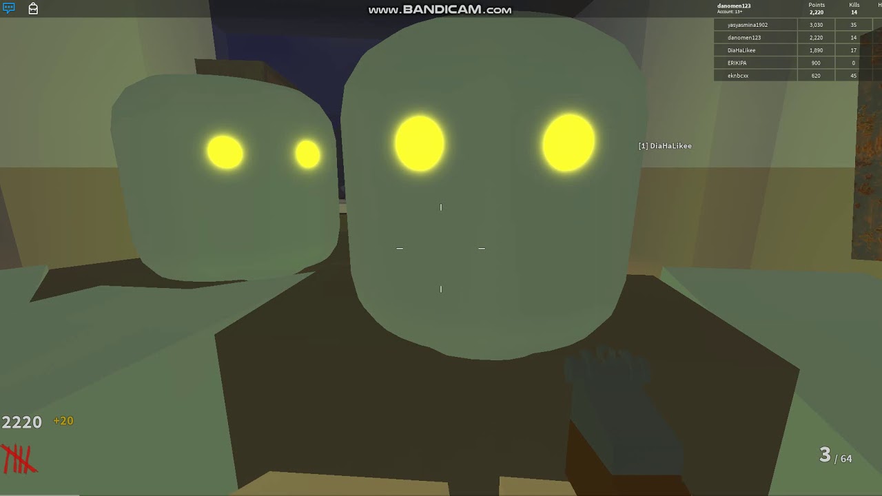 roblox 1zombie - YouTube
