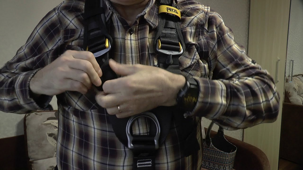 Petzl Astro Bod Fast (European version) Usage of elastic keepers for