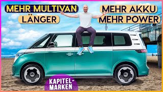VW ID. BUZZ Langversion: Endlich auf ELEKTRO-MULTIVAN Level