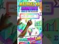 #Matrices Shortcut in 60 Seconds! ⚡ #shorts #vivekmindLab.