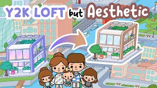 Aesthetic NEW Y2K Loft House for BIG Family of 5 Home not FREE TOCA BOCA House Ideas Toca Life World