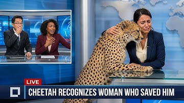 She Saved a DYING Cheetah Cub – 5 Years Later He Found Her on LIVE TV