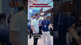 Inside Canton Fair's humanoid exoskeleton booth