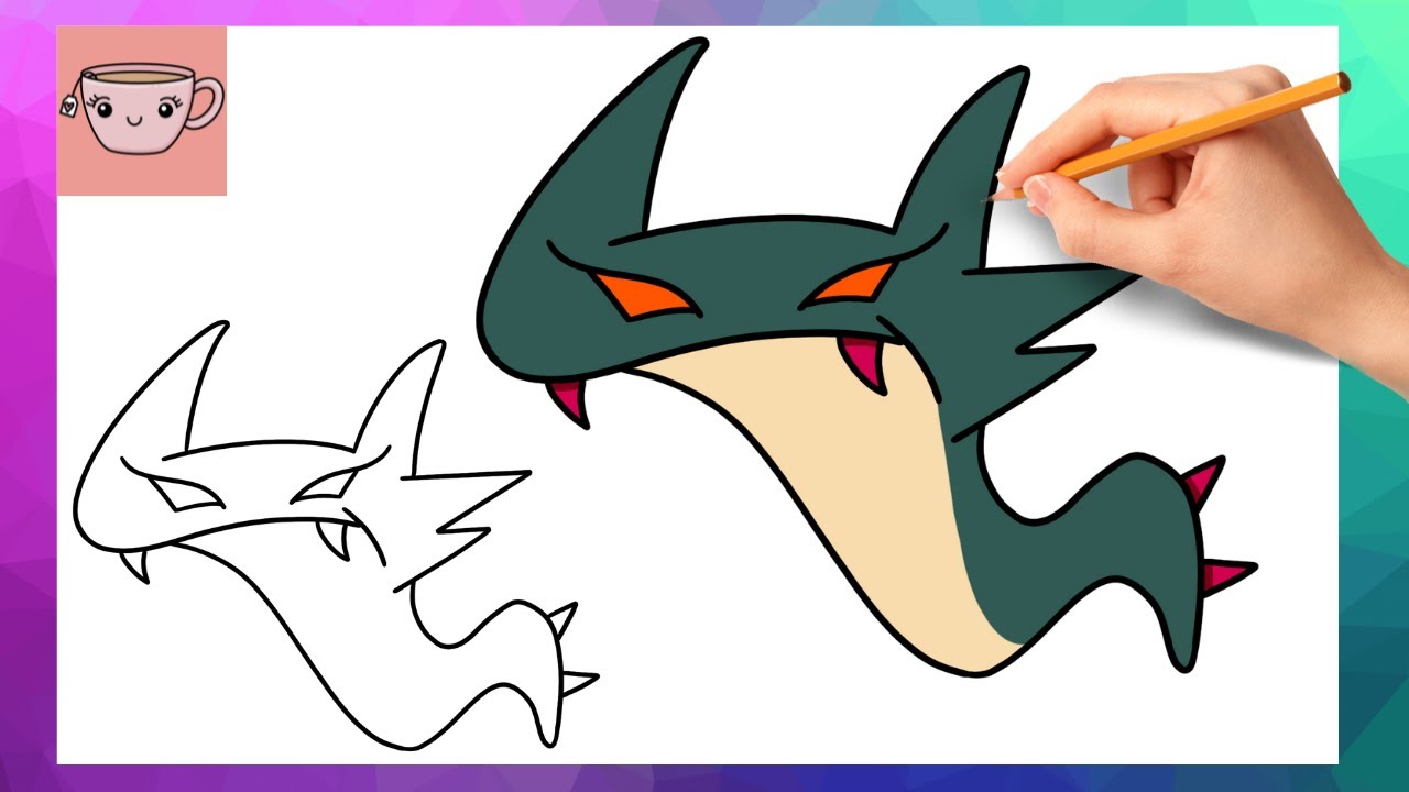 How To Draw Number 4 / Four from Number Lore | Cute Easy Drawing ...