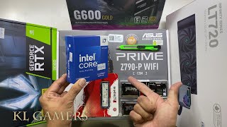 intel Core i7 14700KF ASUS PRIME Z790-P WIFI DEEPCOOL LT720 RTX3060 Gaming PC Build