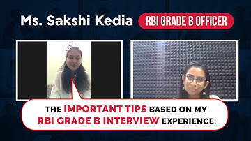 RBI Grade B Interview Experience| RBI Grade B Interview Preparation Tips| Questions in RBI Interview