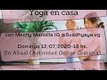 Respiración y movimientos: Yoga en casa