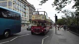 Vintage Routemaster Bus in Edinburgh 13 July 2013