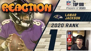 #1: Lamar Jackson (QB, Ravens) | Top 100 NFL Players of 2020 (VietnameseReact)