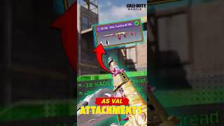 AS VAL ATTACHMENT 🔥#shorts #codm #gaming #domgaming #codmattachment