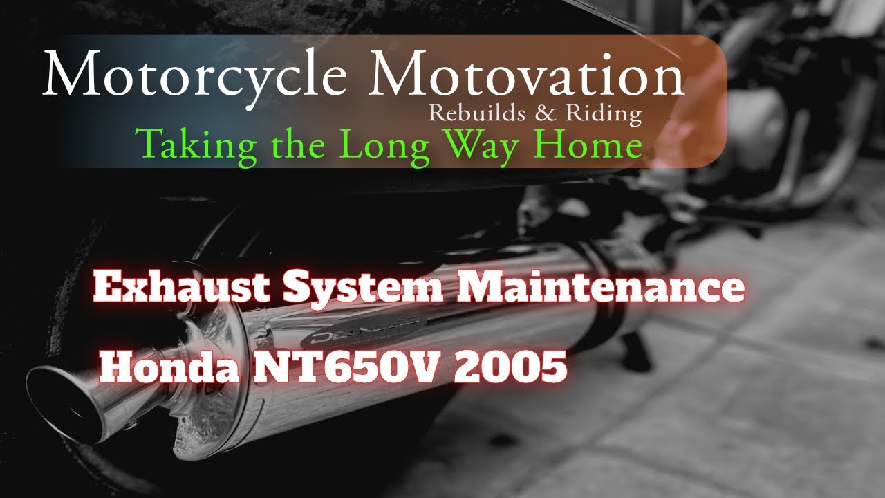 Exhaust System Maintenance Deauville NT650V 2005
