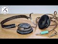 Antique Headphones with Broken Electronics - Restoration