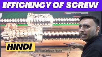 Efficiency of screw