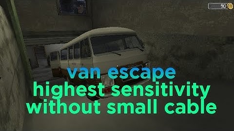 evil nun,van escape without small cable,highest sensitivity.