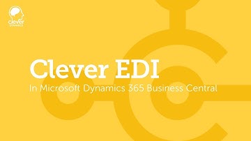 Clever EDI for Microsoft Dynamics 365 Business Central