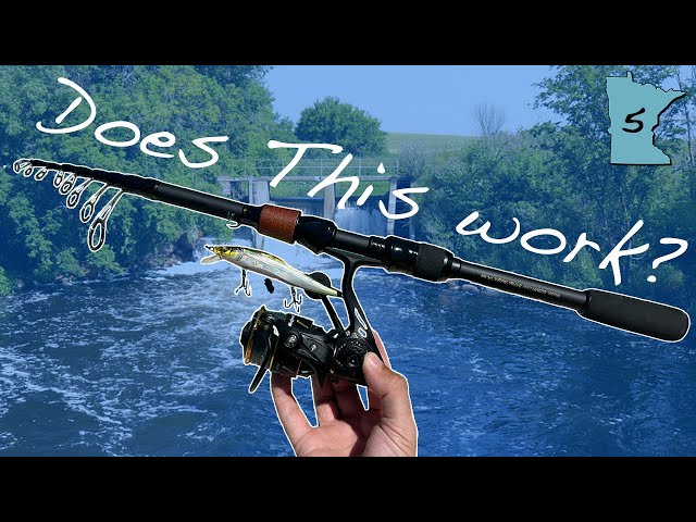 Super Affordable Telescopic Fishing Rod Review - River Wade