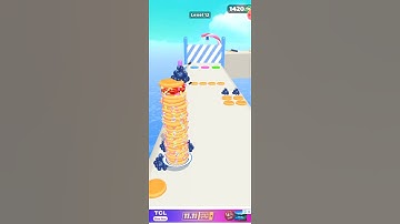 Pancake Run Gameplay All Levels iOS,Android Mobile Walkthrough Game Cake Run New Level 12