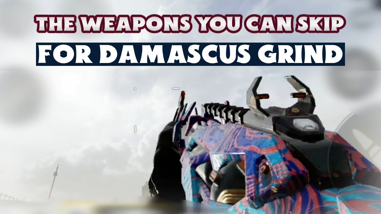 What are the weapons you can skip but still unlock the Damascus camo? || Call of Duty: Mobile