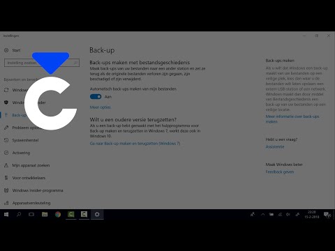 Back-up maken met Windows - How to (Consumentenbond)