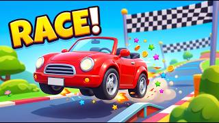 Red Car Crazy Race! 🚗🔥 Fun Racing Game #long #racing #gaming #totalgaming screenshot 4