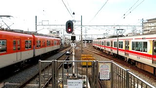 【珍車同士】阪神8523F＆山陽5702F 東二見駅同時発車