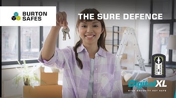 Keyguard Digital XL Key Safe | Police Approved | New A5 LPCB Attack Certification! | Burton Safes