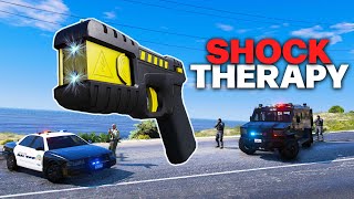 My GIANT TASER ATTACKS in GTA 5 RP