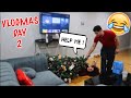THE CHRISTMAS TREE FELL ON ME PRANK ON BOYFRIEND! |VLOGMAS DAY 2