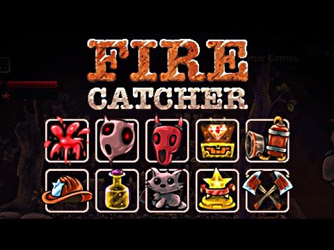 Видео: Fire Catcher - Полное Прохождение Игры (Ловец Огня) Flash Game Все Достижения (PC). (Без КОММЕНТОВ))