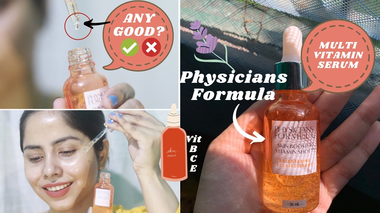 I TRIED THIS MULTI VITAMIN SERUM Physicians Formula Brightening Skin
