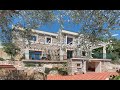 Budva, Buljarica - new stone villa with a pool and panoramic sea views