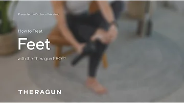 Can you use a massage gun on your feet?
