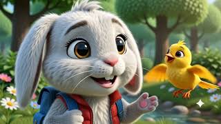 🐰 The Little Bunny Who Lost His Way | A Sweet Story About Friendship | Kids Animated Story